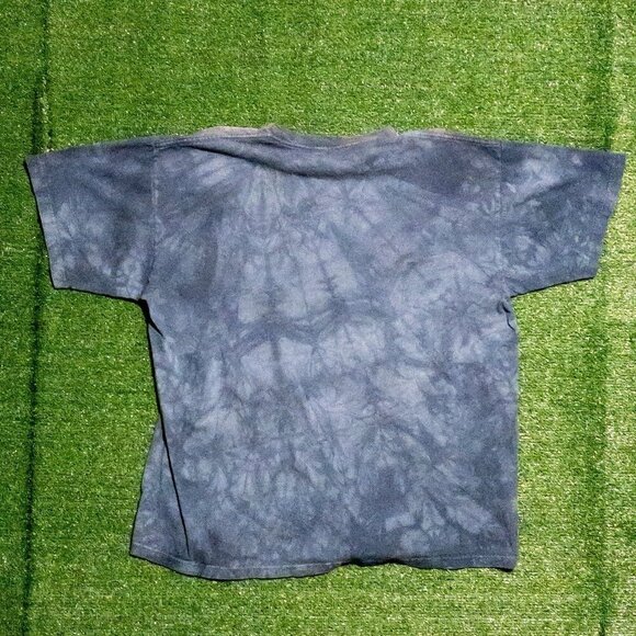 VINTAGE 1999 THE MOUNTAIN MENS T SHIRT SOARING BALD EAGLES BLUE TIE DYE SIZE XXL - Picture 4 of 5